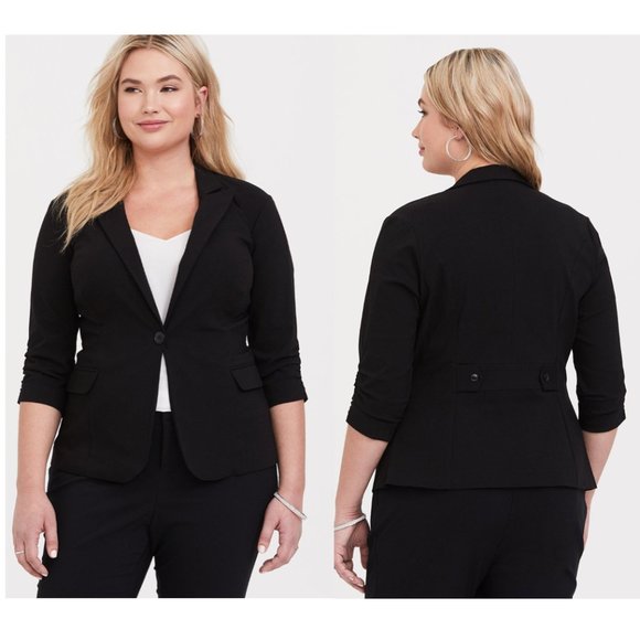 Torrid Lexington Blazer 3/4 sleeve sz 4X - Picture 16 of 16